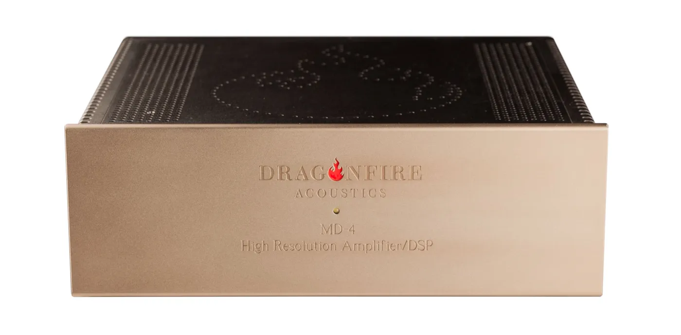 MD-4 amplifier and DSP in gold